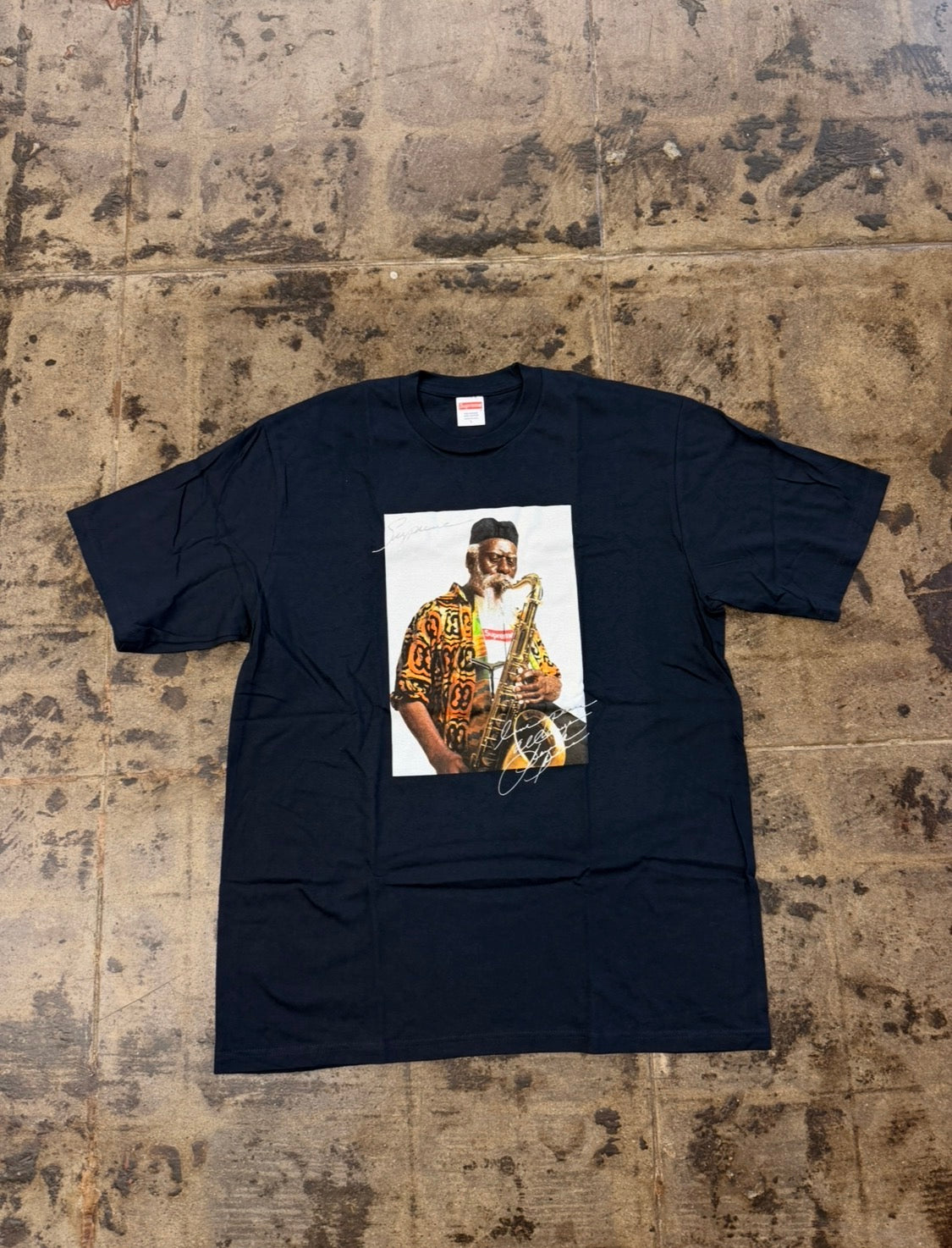 SUPREME PHAROAH SANDERS NAVY TEE
