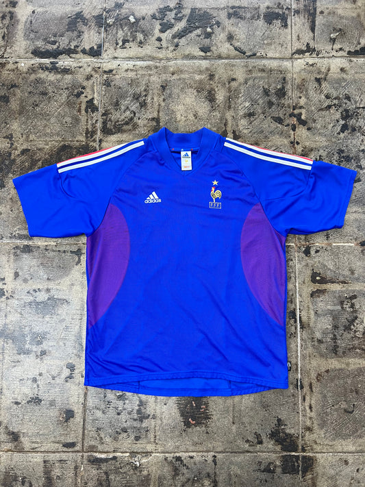ADIDAS 02/04 FRANCE ZIDANE HOME JERSEY