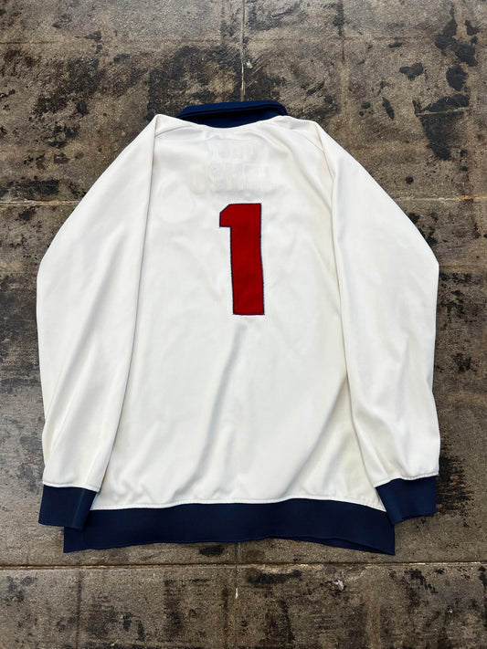 REEBOK CHIVAS L-S POLO NAVY/WHT