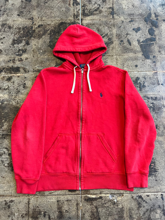 RED POLO RALPH LAUREN ZIPUP