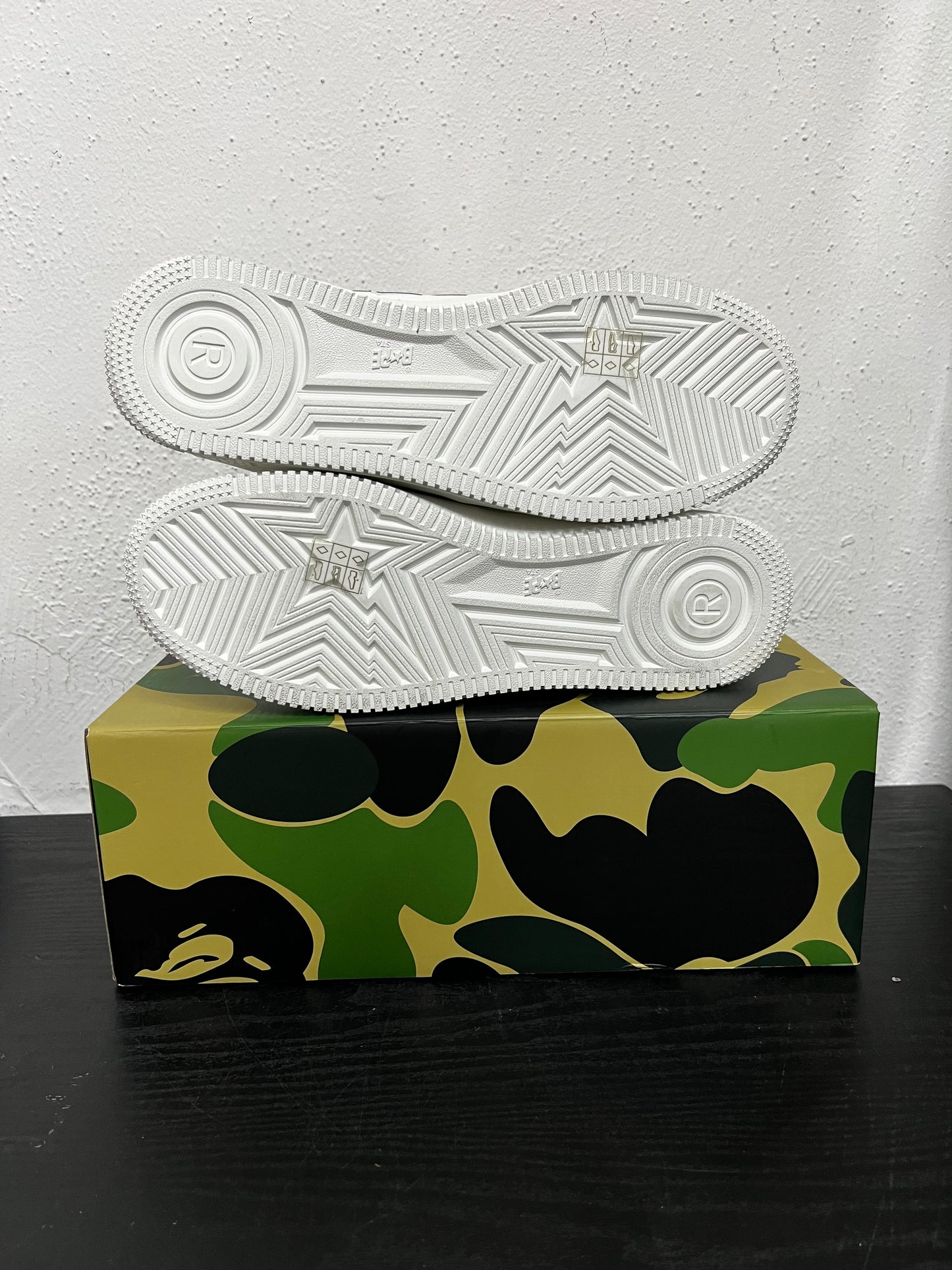 BAPE STA WHITE-SILVER