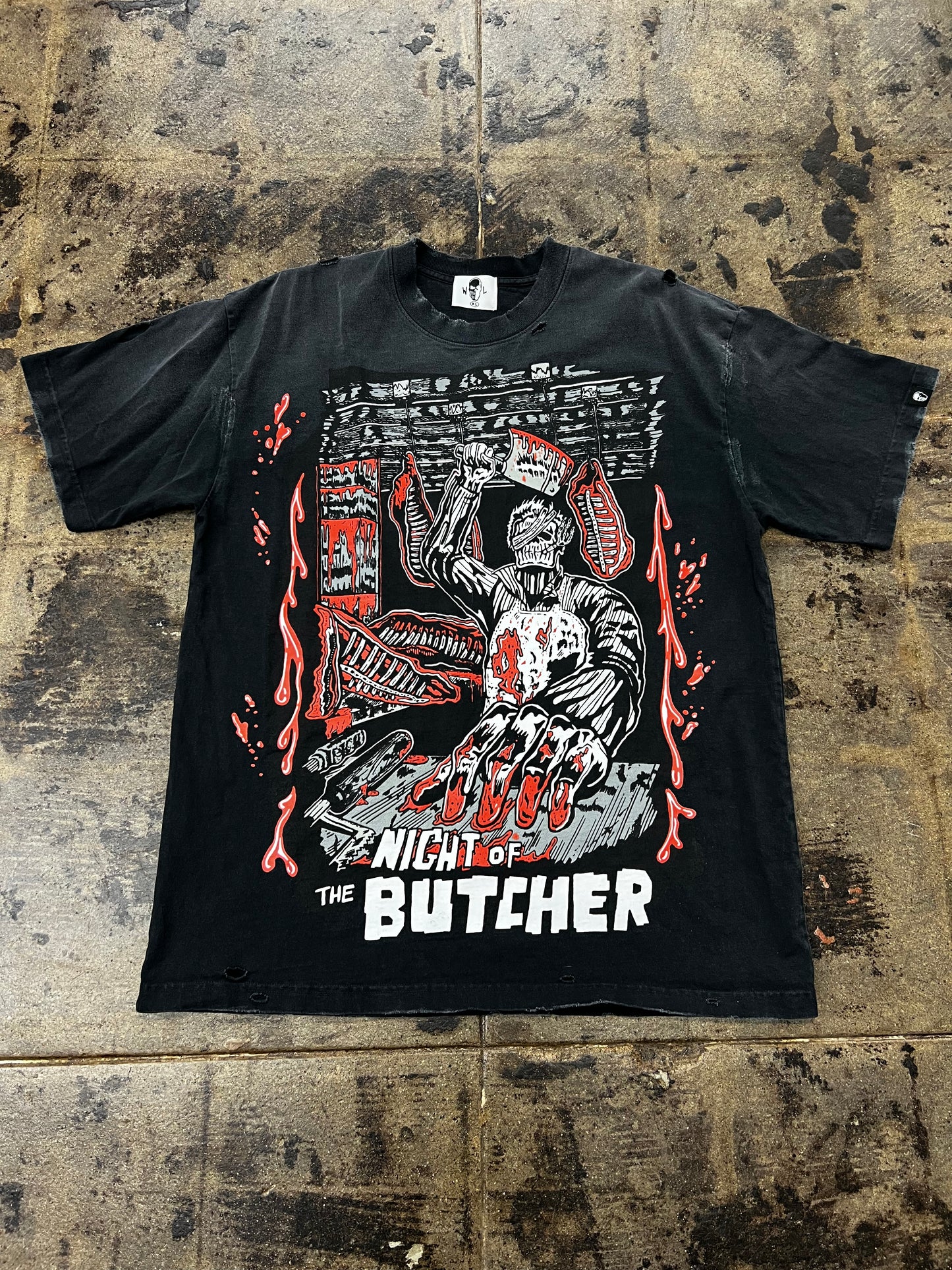 WARREN LOTAS NIGHT OF THE BUTCHER TEE