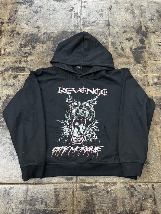 REVENGE x CITY MORGUE HOUND HOODIE