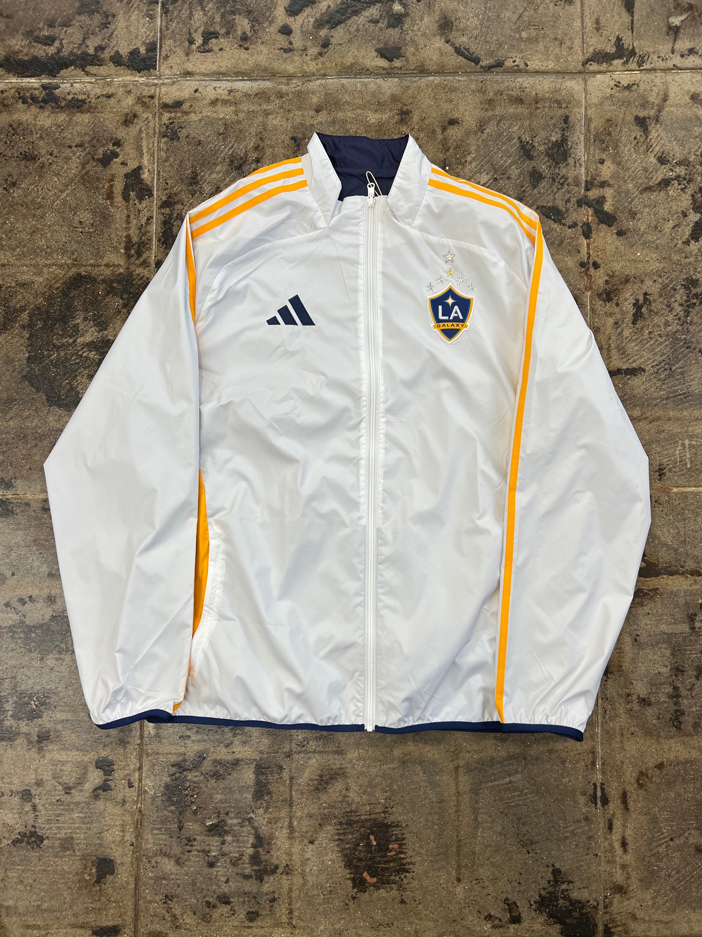 ADIDAS LA GALAXY REVERSIBLE ANTHEM JACKET