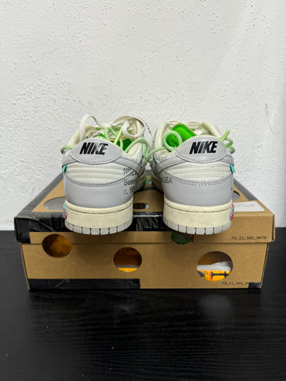 DUNK LOW OFF WHITE LOT 7 (USED)