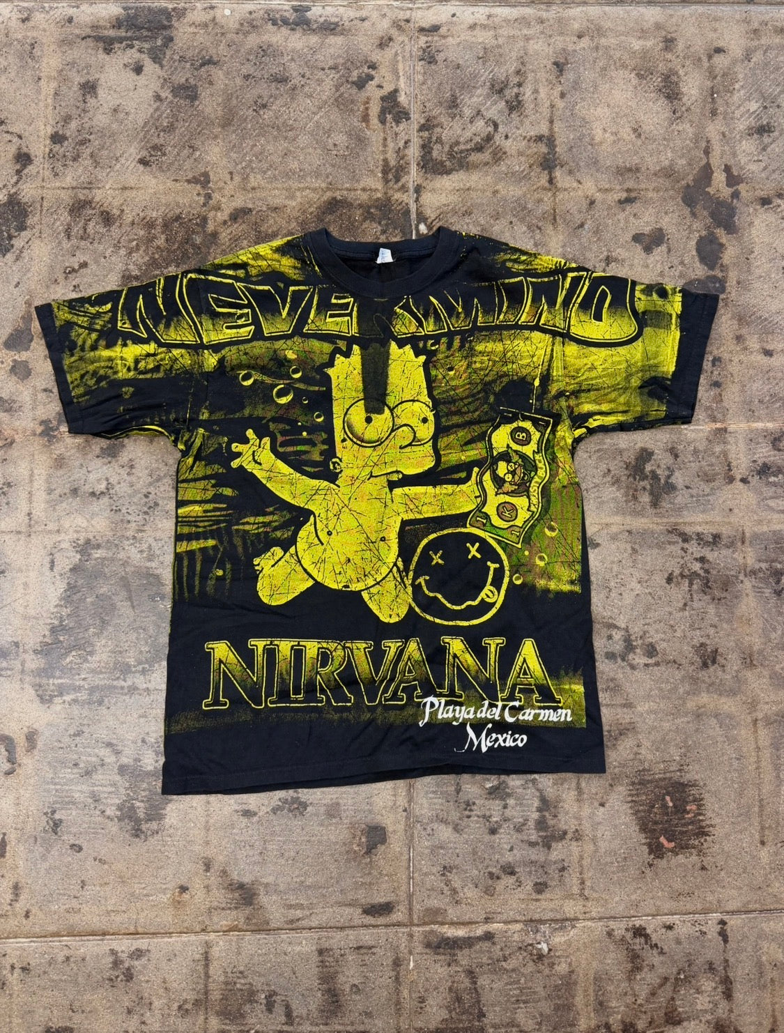 NIRVANA BART SIMPSON TEE