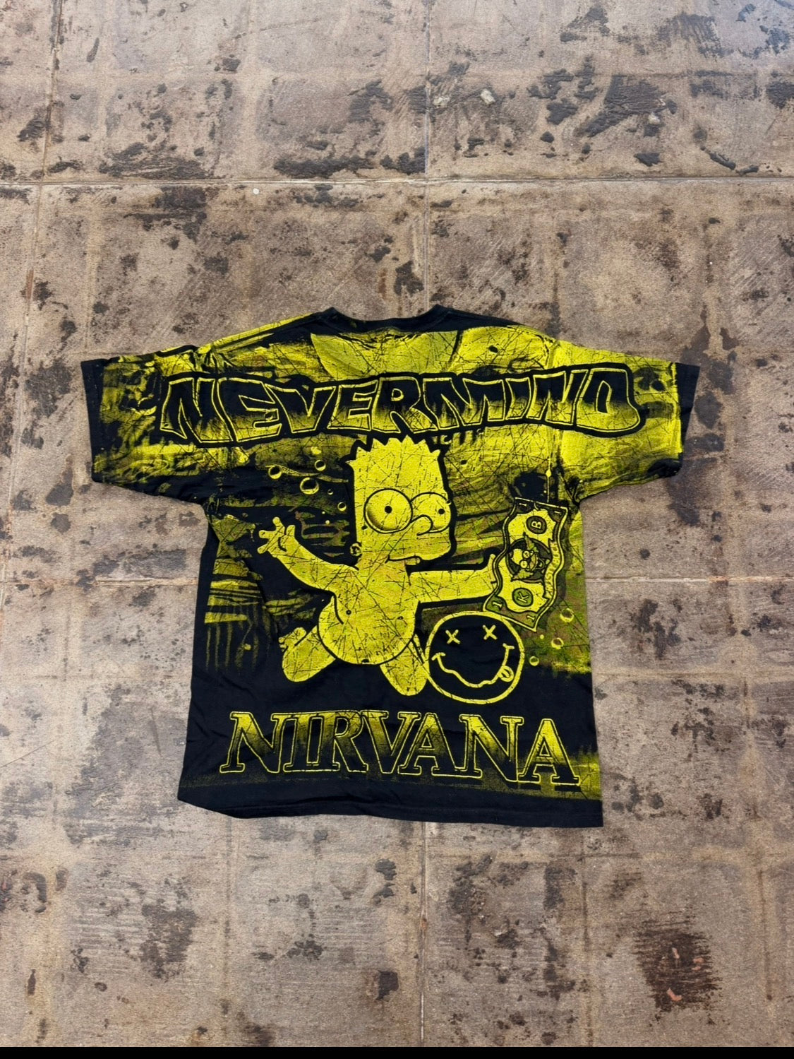 NIRVANA BART SIMPSON TEE