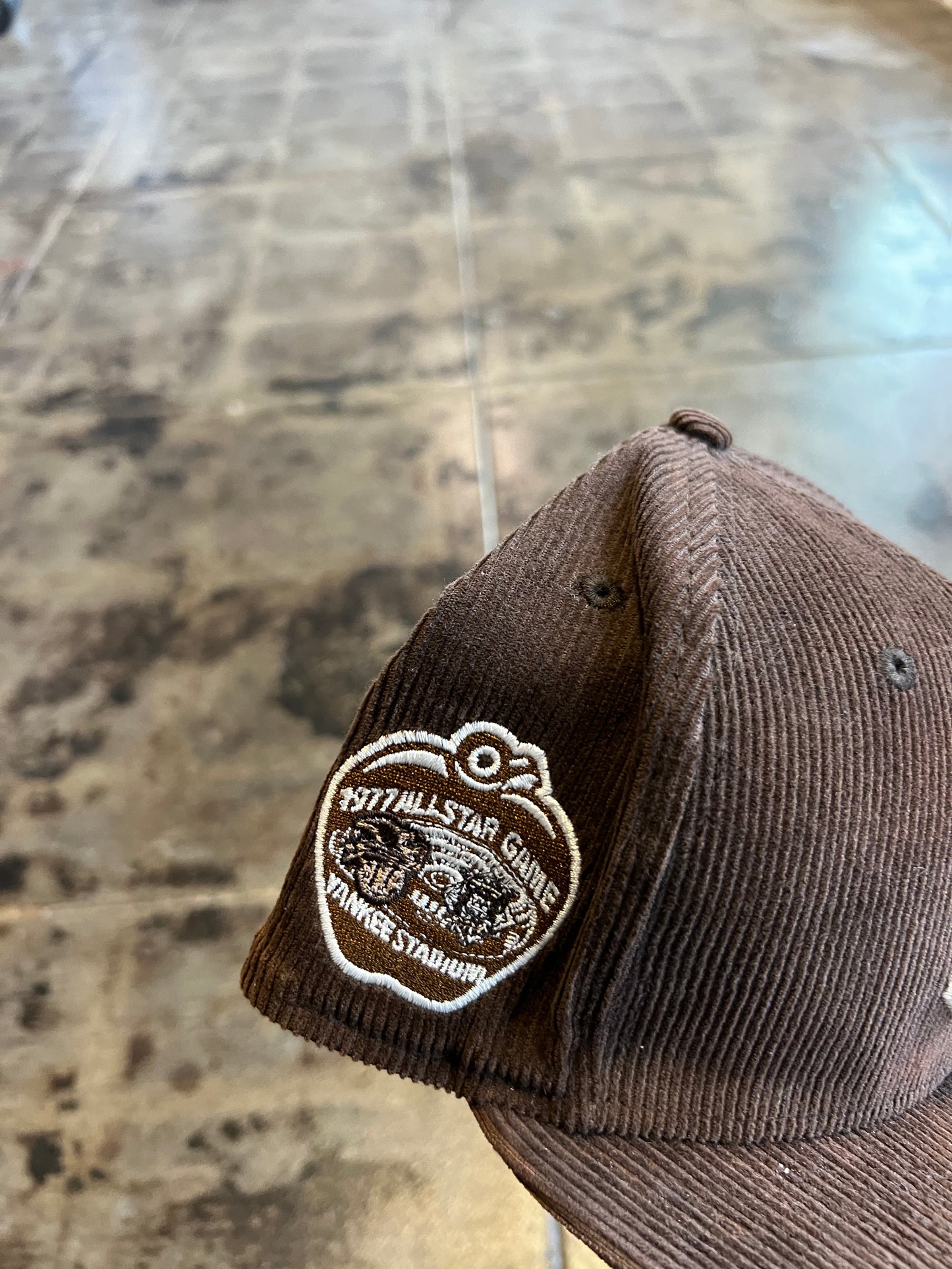 NY YANKES CORDUROY FITTED  HAT