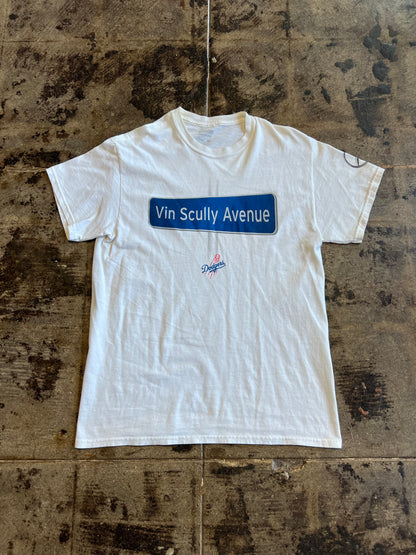 NB LA DODGERS VIN SCULLY AVE TEE