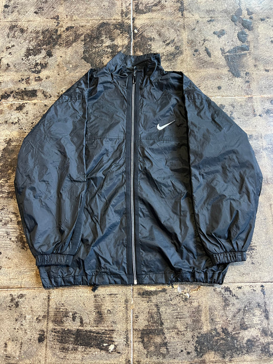 BLACK NIKE WINDBREAKER ZIPUP