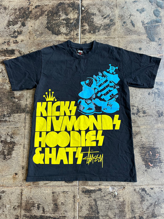 STUSSY KICKS DIAMONDS TEE