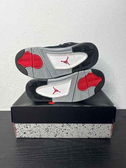 JORDAN 4 BLACK CANVAS