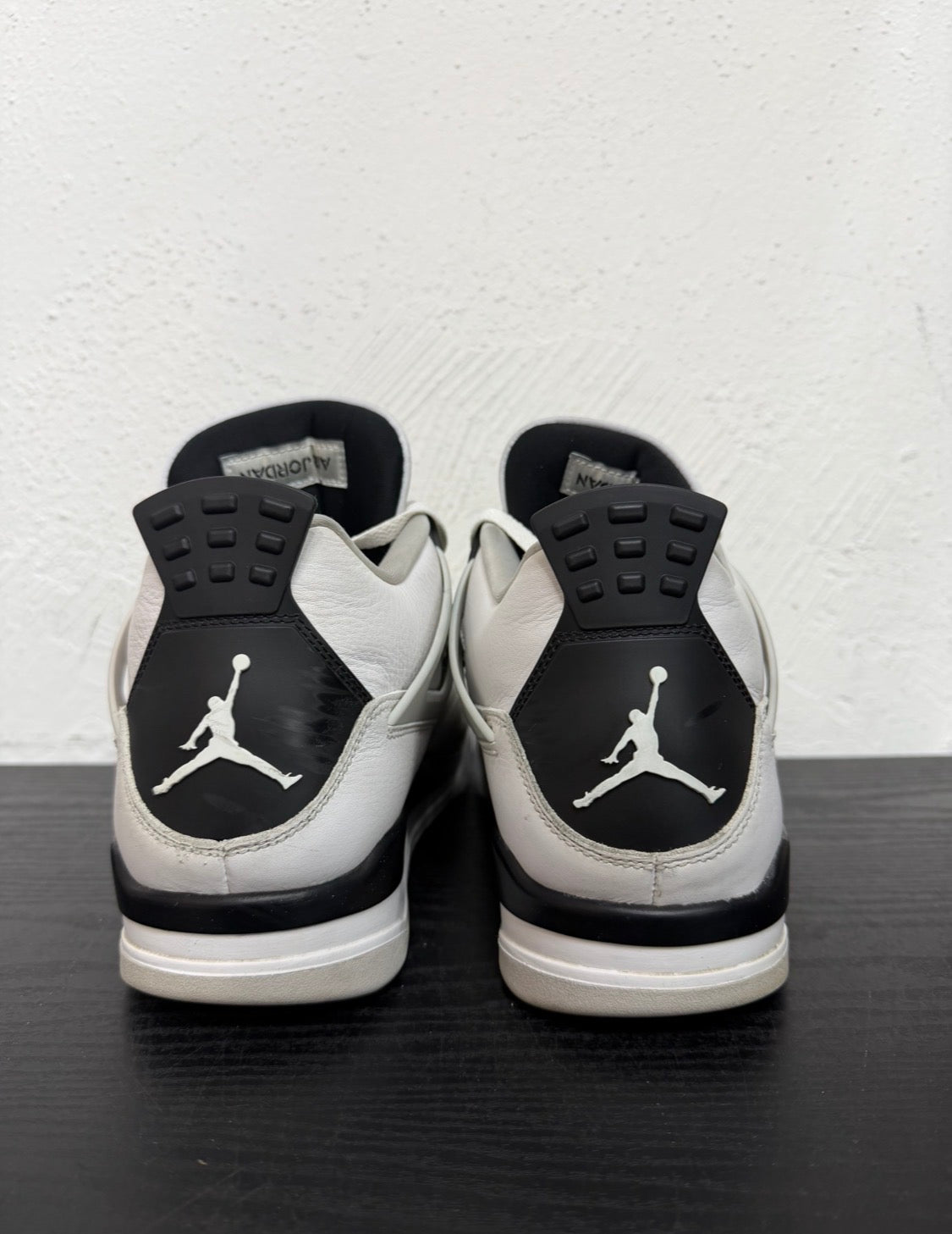JORDAN 4 MILITARY BLACK (USED) (NB)