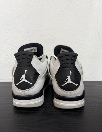 JORDAN 4 MILITARY BLACK (USED) (NB)