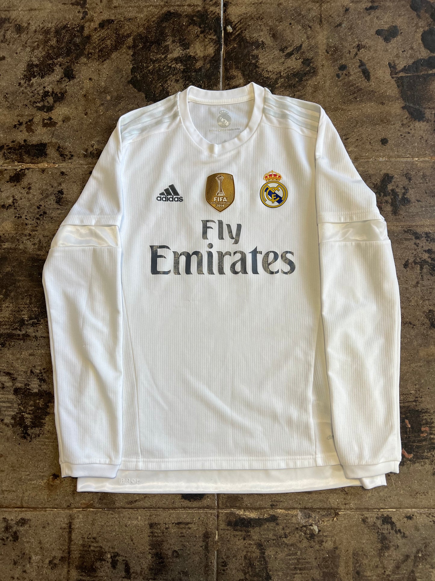 15/16 ADIDAS REAL MADRID HOME RONALDO L/S JERSEY