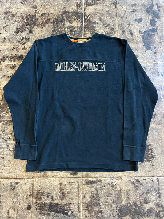 BLACK HARLEY-DAVIDSON CREWNECK