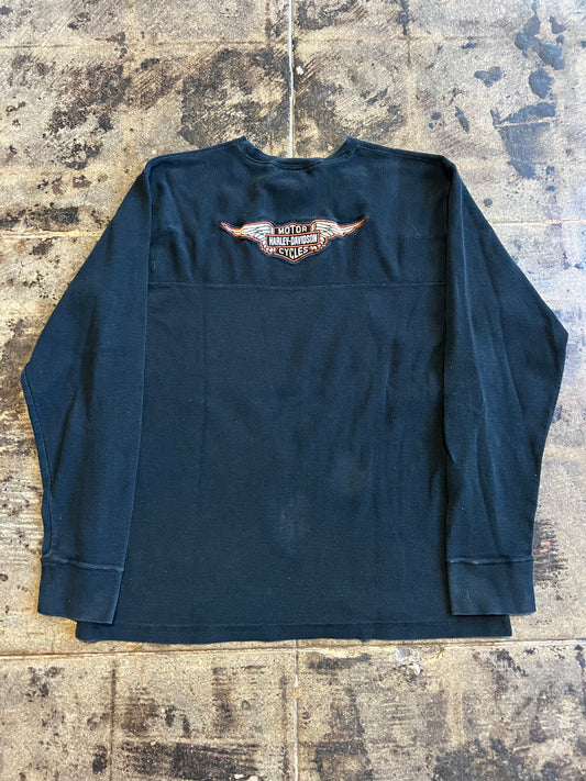 BLACK HARLEY-DAVIDSON CREWNECK