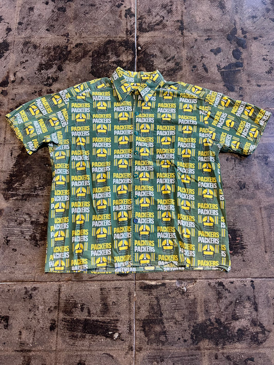 GREEN BAY PACKERS BUTTON UP