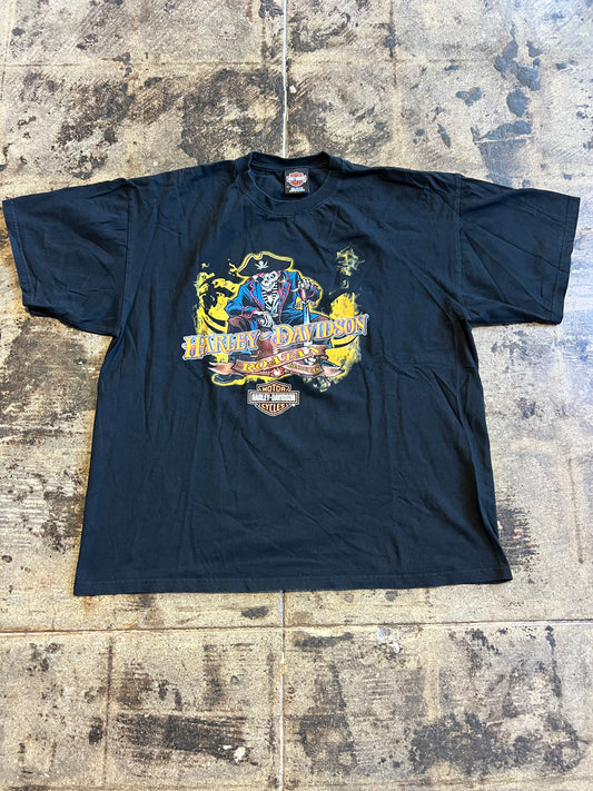 BLACK HARLEY-DAVIDSON HONDURAS TEE