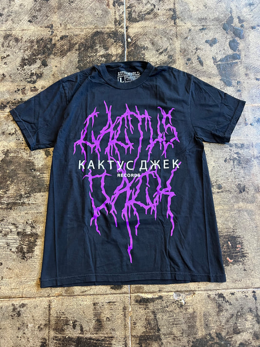 TRAVIS SCOTT CACTUS JACK DJ SCREW LIGHTING TEE