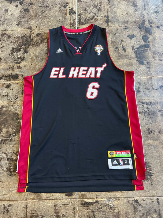 ADIDAS EL HEAT LEBRON JAMES JERSEY
