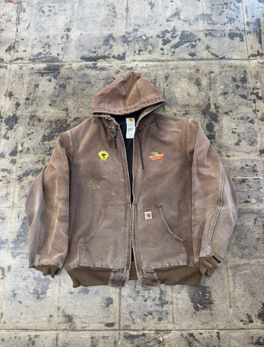 CARHARTT WORKWEAR BROWN JACKET