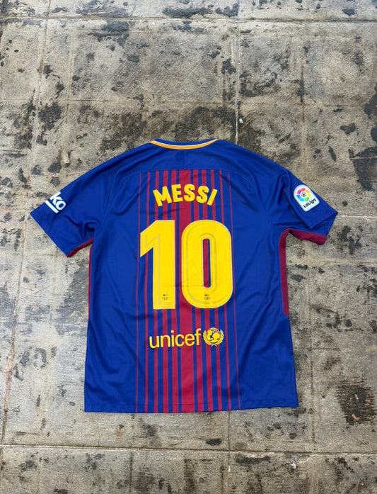 NIKE BARCELONA 17/18 MESSI #10 HOME JERSEY