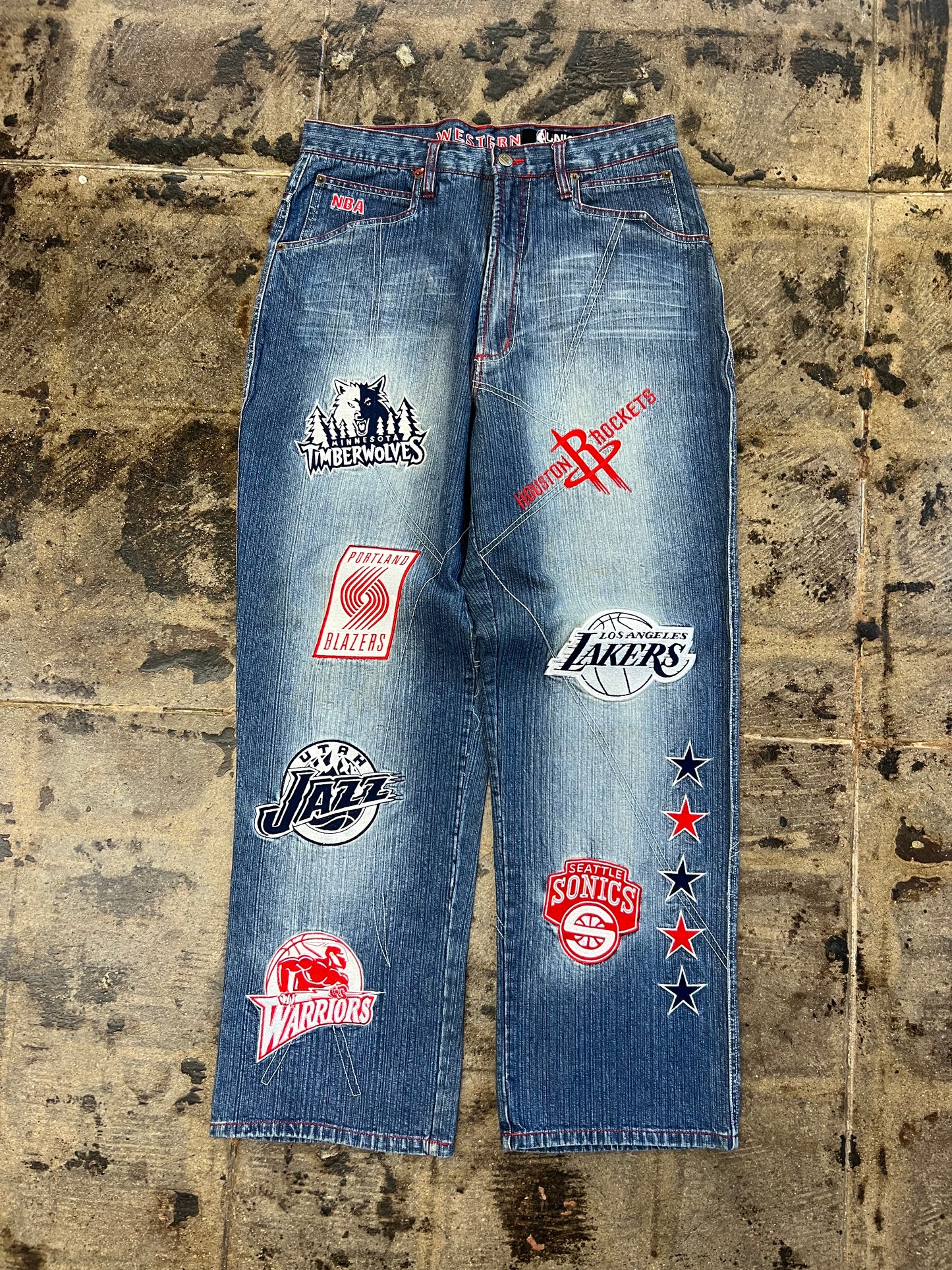 UNK NBA DENIM JEANS