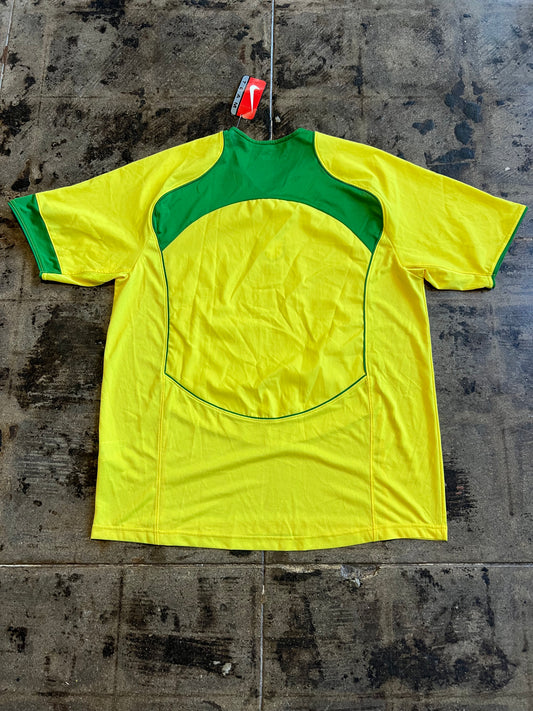 NIKE BRAZIL 2004 HOME  JERSEY
