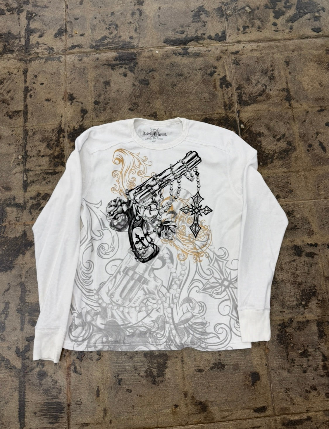 Y2K REBEL GUN/CROSS THERMAL L/S