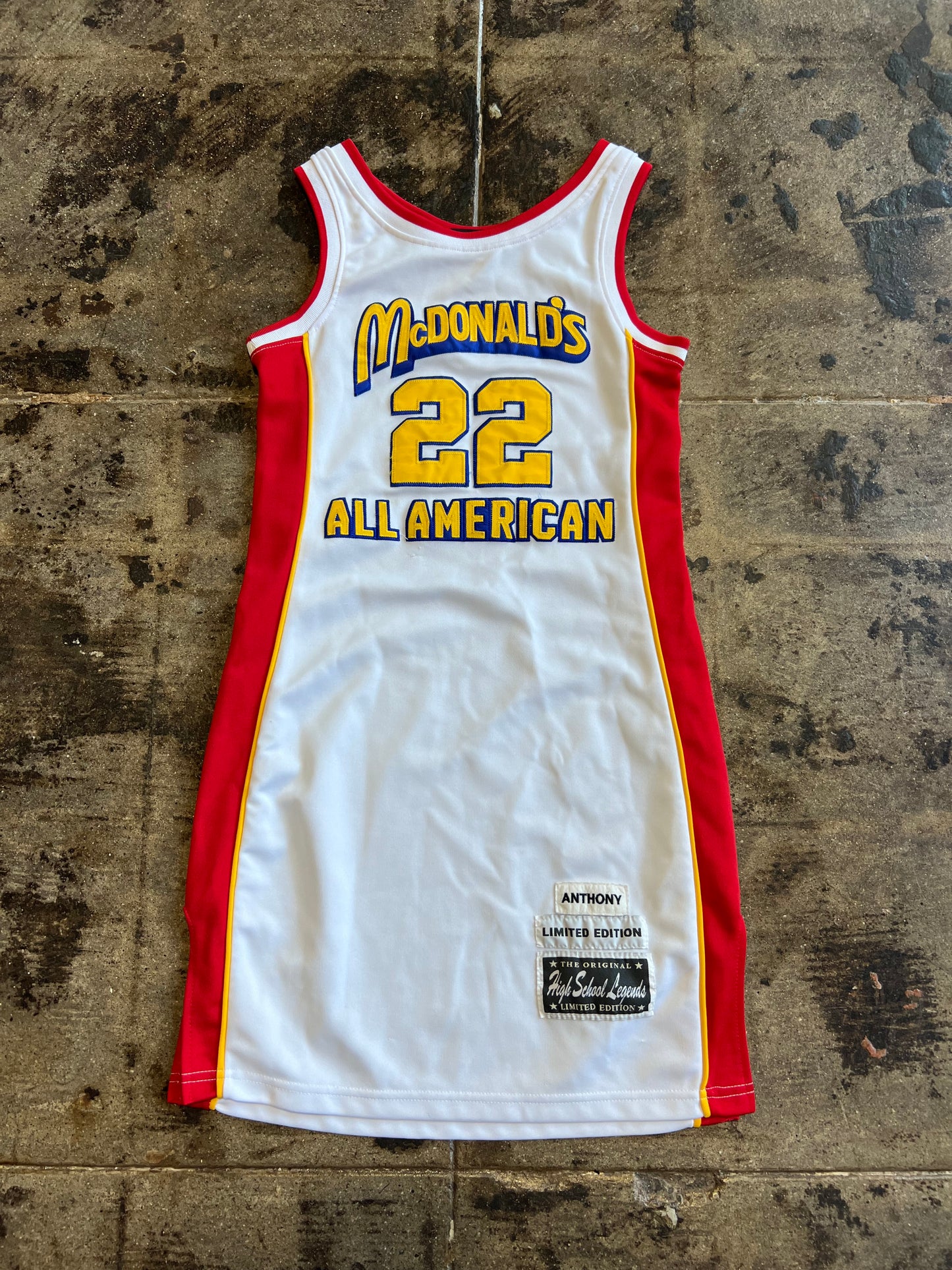 MCDONALD’S ALL AMERICAN ANTHONY JERSEY