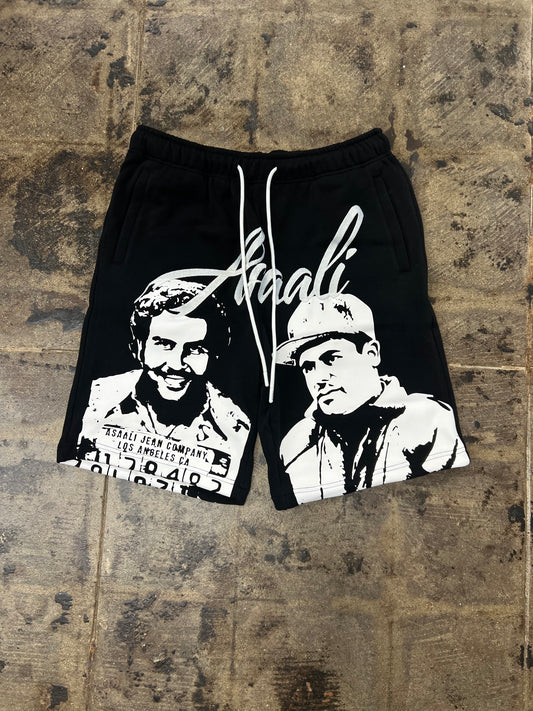 ASAALI CARTEL OREO SWEAT SHORTS