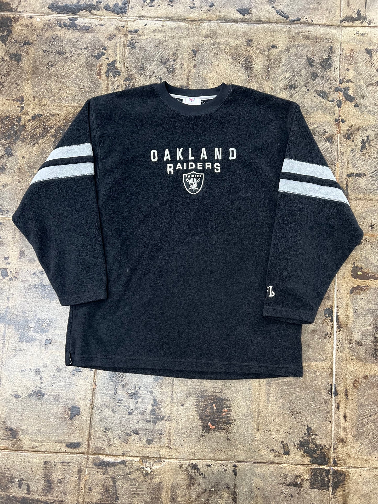 OAKLAND RAIDERS FLEECE CREWNECK