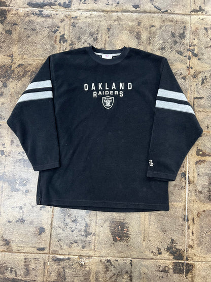 OAKLAND RAIDERS FLEECE CREWNECK