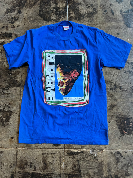 SUPREME MASK TEE BLUE