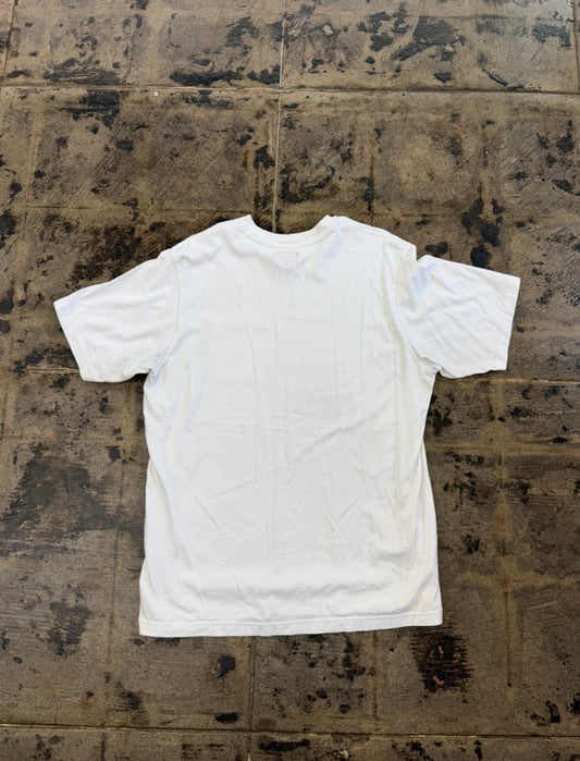 SUPREME EMBROIDERED POCKET WHITE TEE