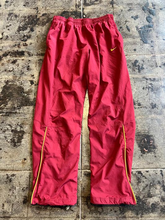 BURGUNDY  NIKE TRACK PANTS