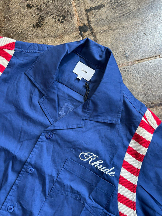 RHUDE AMERICAN SPIRIT BUTTON UP SZ.L