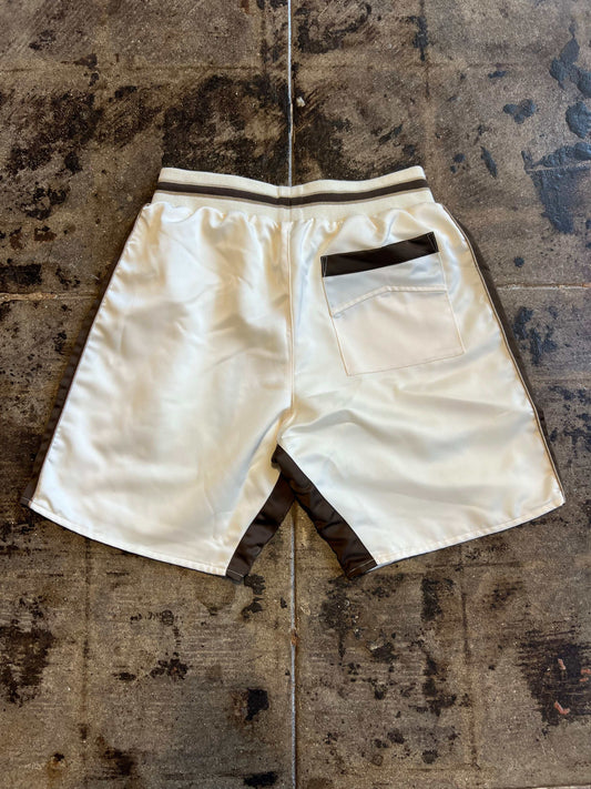 RHUDE SOUVENIR SATIN MEN SHORTS