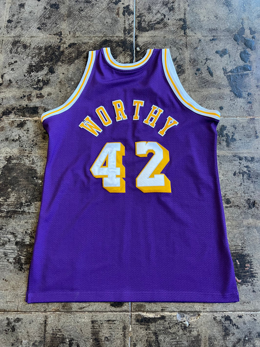 LA LAKERS JAMES WORTHY JERSEY
