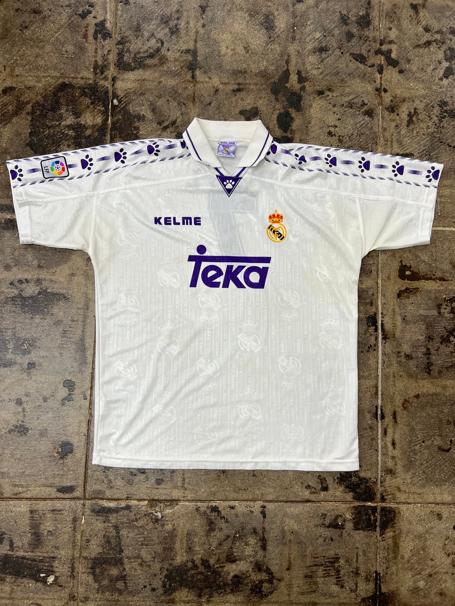 KELME 96/97 REAL MADRID RAUL HOME JERSEY