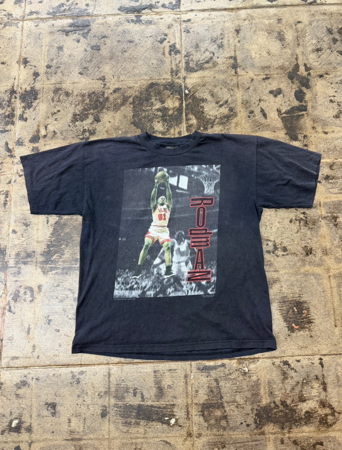 1997 TODAYS THREADS DENNIS RODMAN TEE
