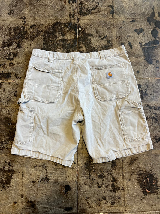 CARHARTT LIGHT BROWN JORTS / 38