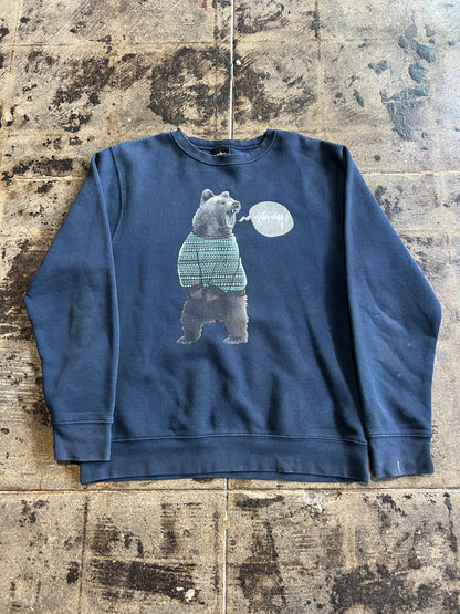 STUSSY BEAR CREWNECK
