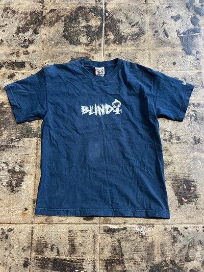 NAVY BLIND TEE