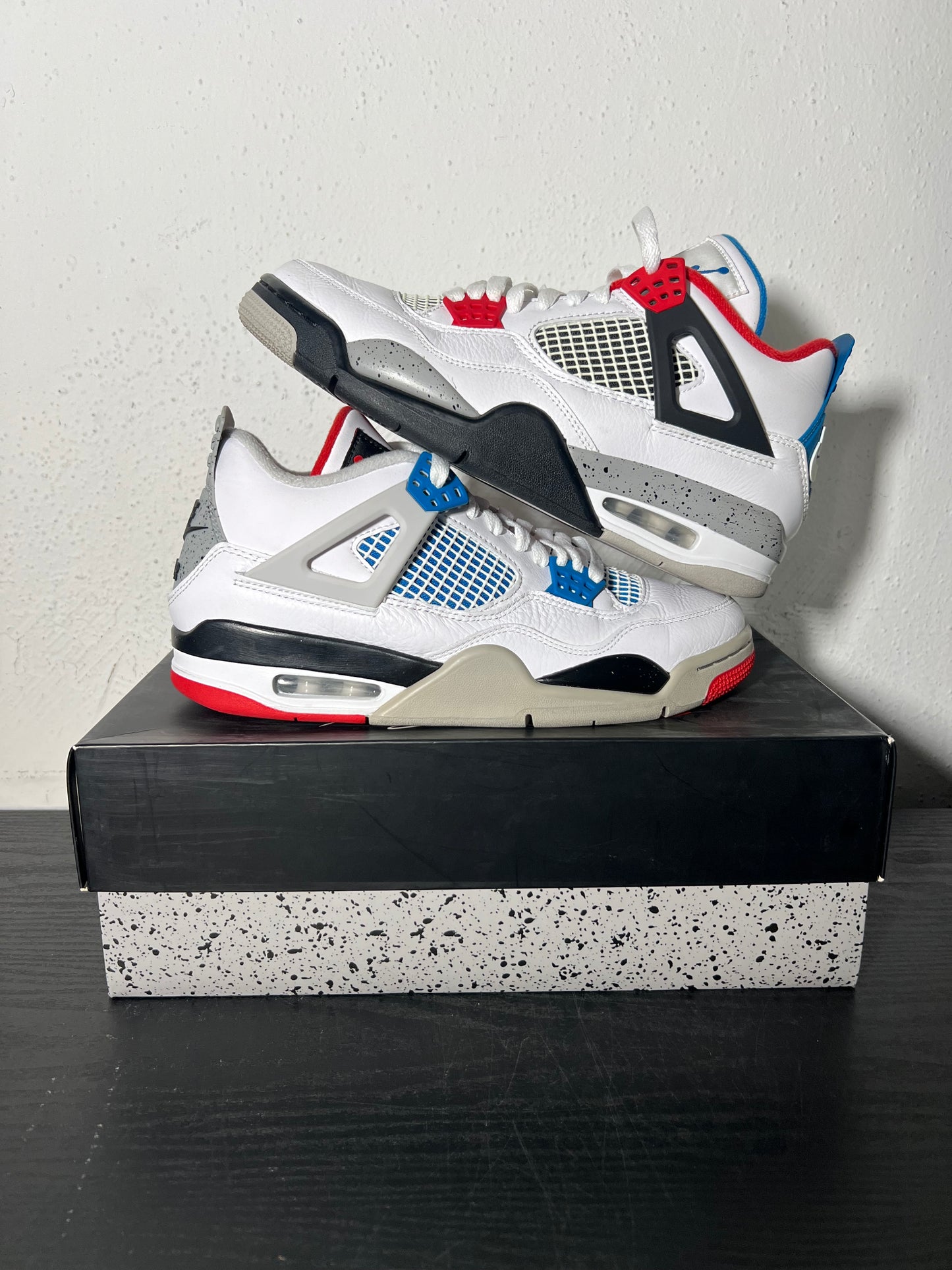 JORDAN 4 WHAT THE (USED)