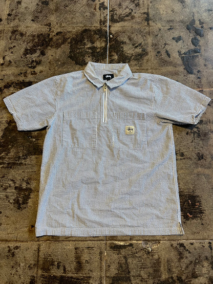 STUSSY QUATER PLAID FLANNEL