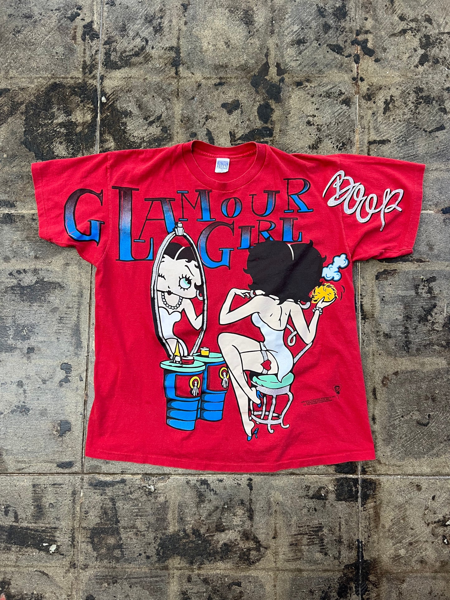 BETTY BOOP GLAMOUR GIRL AOP TEE