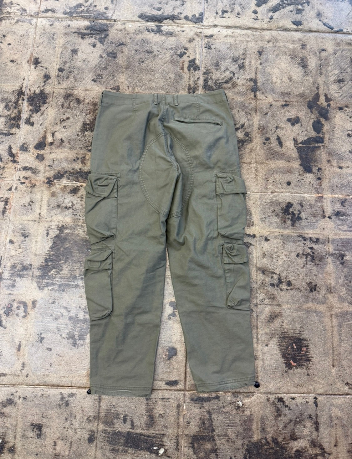 TOPMAN OLIVE GREEN CARGO PANTS