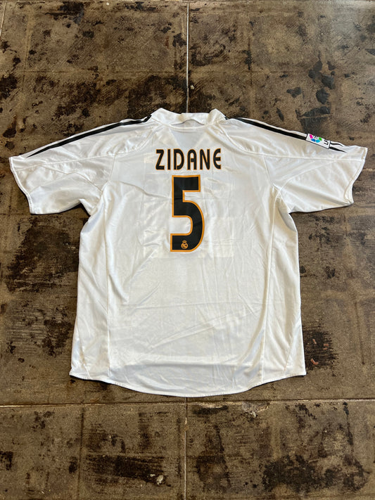 ADIDAS 04-05 REAL MADRID ZIDANE HOME JERSEY